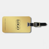 Gold verleiht Ihrem Unternehmen das Logo-Geschäft Gepäckanhänger (Vorderseite horizontal)