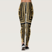 Gold Versace Barocco Leggings. GYM Leggings (Rückseite)