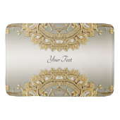 Gold Verziert Bath Mat Badematte (Vorderseite)