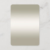 Gold-Verziert-Detail-Umschließungskarte Begleitkarte (Rückseite)