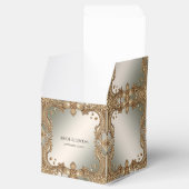Gold Verziert Frame Fevor Box Geschenkschachtel (Geöffnet)