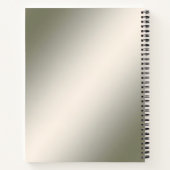 Gold Verziert-Frame-Notebook Notizblock (Rückseite)