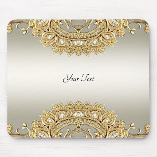 Gold Verziert Mousepad (Vorne)