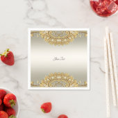 Gold Verziert Napkins Serviette (Beispiel)