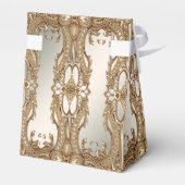 Gold Verzierte Gevor Box Geschenkschachtel (Rückseite)