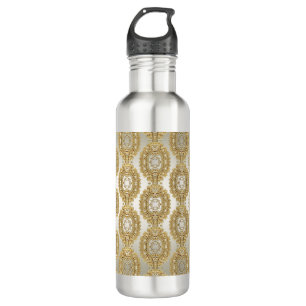 Gold Verzierte Wasserflasche Edelstahlflasche