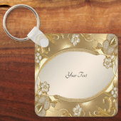 Gold Verzierter Schlüsselanhänger (Vorderseite)
