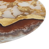 Gold Vin Agate Cutting Board Schneidebrett (Ecke)