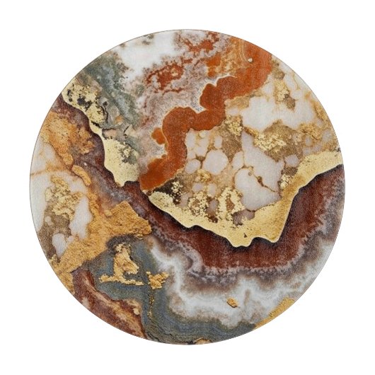 Gold Vin Agate Cutting Board Schneidebrett (Vorderseite)