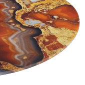 Gold Vin Agate Cutting Board Schneidebrett (Ecke)