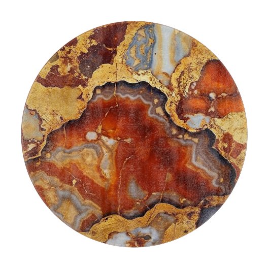 Gold Vin Agate Cutting Board Schneidebrett (Vorderseite)