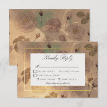 Gold Vintag Glam Floral Modern