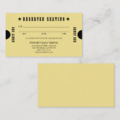 Gold Vintag reservierte Sitzplätze Termine (Vorne/Hinten)