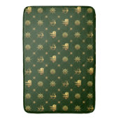 Gold Vintag Sailor Badematte (Vorderseite Vertikal)