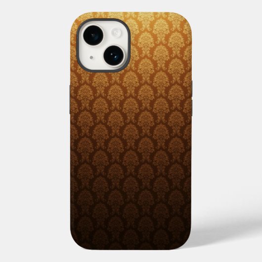 Gold Vintage Case-Mate iPhone Hülle (Rückseite)