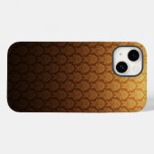 Gold Vintage Case-Mate iPhone Hülle (Rückseite (Horizontal))