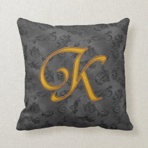 Gold Vintage Rose K Kissen