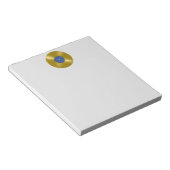 Gold Vinyl Record Album Notizblock (angewinkelt)