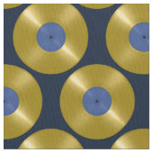 Gold Vinyl Record Album Stoff (Nahaufnahme)