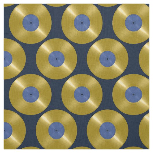 Gold Vinyl Record Album Stoff (Muster)