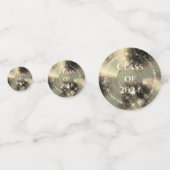 Gold Vinyl Record Class of Konfetti (Rückseiten)