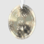 Gold Vinyl Record Class of Ornament (Vorderseite)