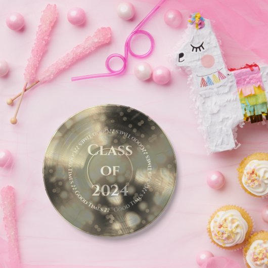Gold Vinyl Record Class of Pappteller (Party)