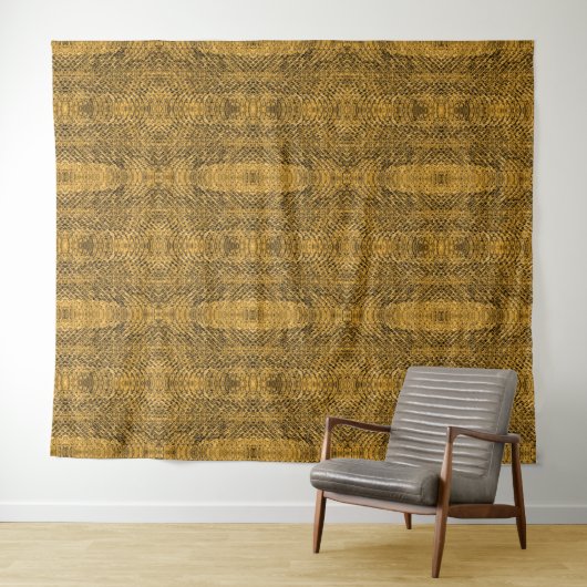 Gold Viper Faded Snakeskin Hintergrund Wandteppich (Beispiel (Horizontal))