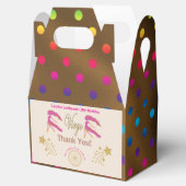 Gold Virgo Zodiac mehrfarbige Konfetti Geschenkschachtel (Geöffnet)