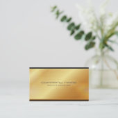 Gold Visitenkarte (Stehend Vorderseite)