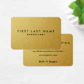 Gold-Visitenkarte (Schreibtisch)