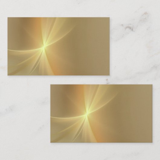 Gold Visitenkarte (Vorne/Hinten)
