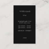 Gold Visitenkarte (Rückseite)