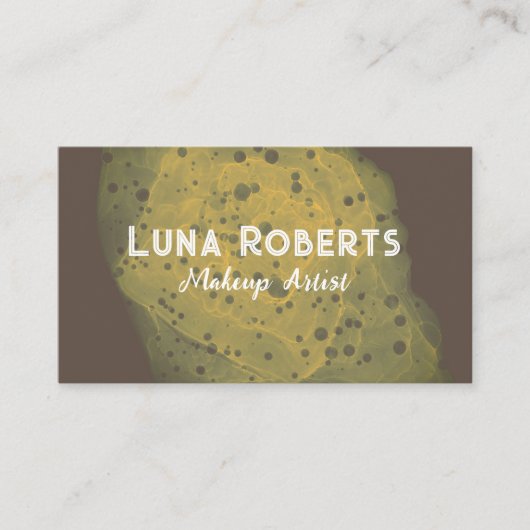 Gold-Visitenkarte Visitenkarte (Vorderseite)