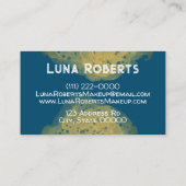 Gold-Visitenkarte Visitenkarte (Rückseite)