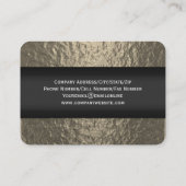 Gold Vivstorm stellen von Paris gegenüber Visitenkarte (Rückseite)