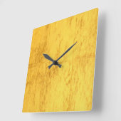 Gold Wall Clock Quadratische Wanduhr (Winkel)