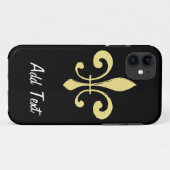 Gold-Washout-Lilie Case-Mate iPhone Hülle (Rückseite (Horizontal))