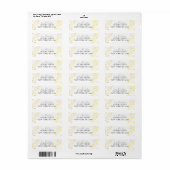 Gold Wasserfarbe Folie Minimalist (Vorne)