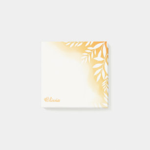 Gold Wasserfarbe Personalisierte Haftnotizen Post-it Klebezettel