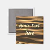 Gold Water Magnet (Vorderseite/Rückseite)