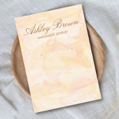 Gold Watercolor Handmade Schmuck Earring Display Visitenkarte