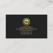 Gold Wave Stock Exchange Graph Forex Trading Visitenkarte (Rückseite)