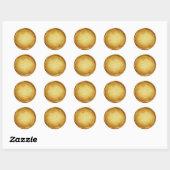 Gold Wax Seal Stickers Initials Wedding Envelope (Blatt)