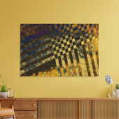 Gold Weave Leinwanddruck (Insitu (Wohnzimmer))