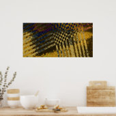 Gold Weave Poster (Küche)