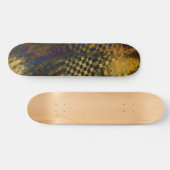 Gold Weave Skateboard (Horizontal)