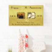 Gold Wedding 50 Jahre Jubiläum Idee Banner (Insitu)