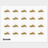 Gold Wedding Band Stickers (Blatt)
