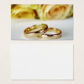 Gold Wedding Bands (Vorne & Hinten)